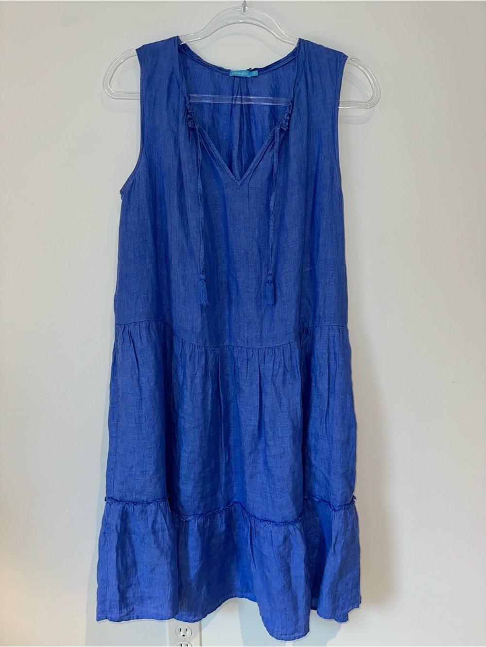 J. McLaughlin Christa Tiered Shift Dress M